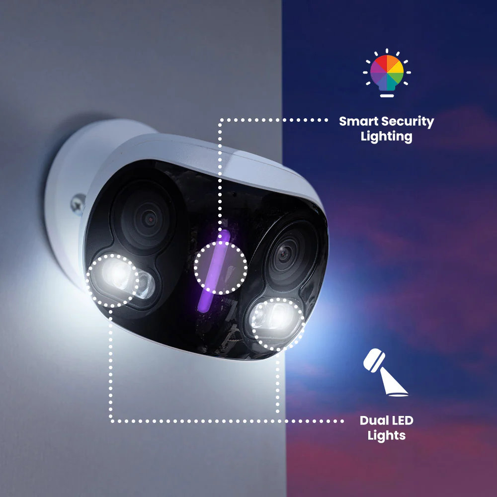 Lorex H20 4K IP Wired Dual Lens Security Camera E871 - Image 3